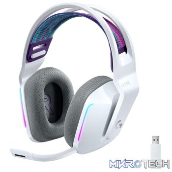 Logitech G733 Lightspeed Wireless RGB Gaming Headset  White